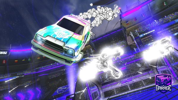 A Rocket League car design from E1_FLEXI
