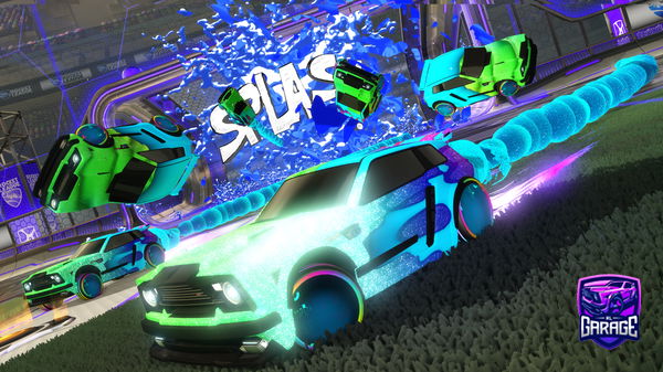A Rocket League car design from Draconicfrost285