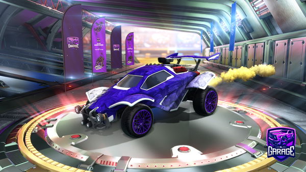 A Rocket League car design from vroofy