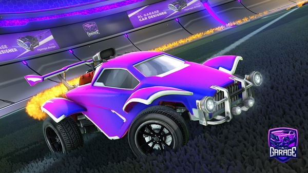 A Rocket League car design from Poweredplayer