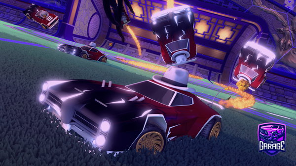 A Rocket League car design from Dragonnegritozzzz