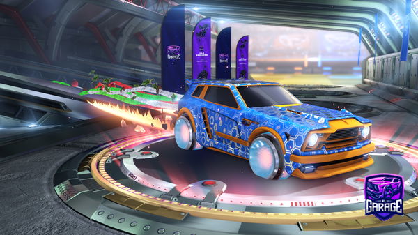 A Rocket League car design from Bud-u-like