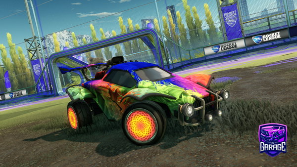 A Rocket League car design from DuskPro11