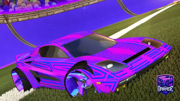 A Rocket League car design from Barneyisred6