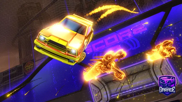 A Rocket League car design from tomsterbru