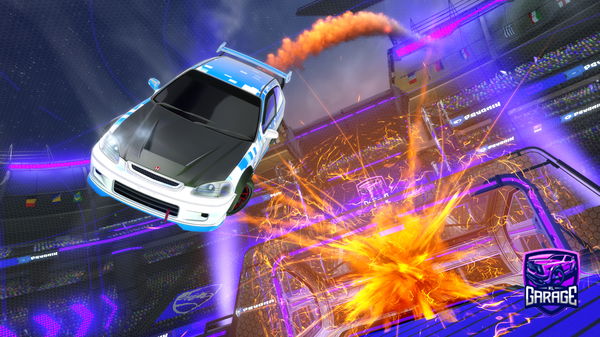 A Rocket League car design from MrWolfLegend