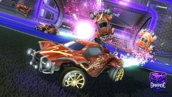 A Rocket League car design from Polka