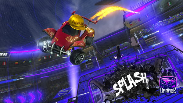 A Rocket League car design from Zilent