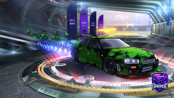 A Rocket League car design from ChillCat