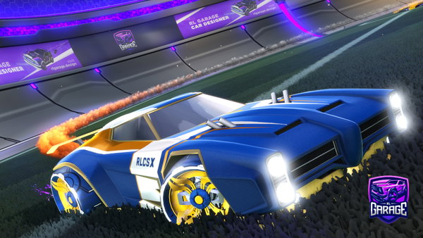 A Rocket League car design from drkxuv