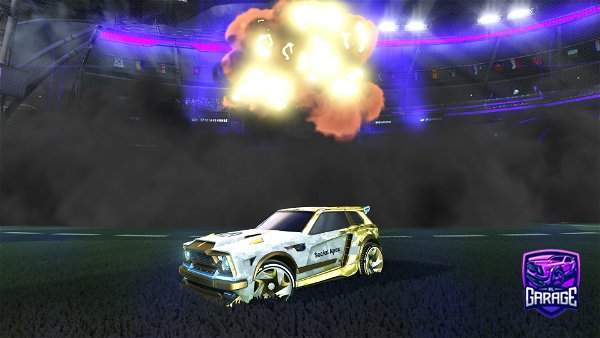 A Rocket League car design from Silver_V1bes