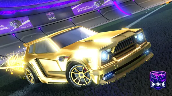 A Rocket League car design from G0J1RA