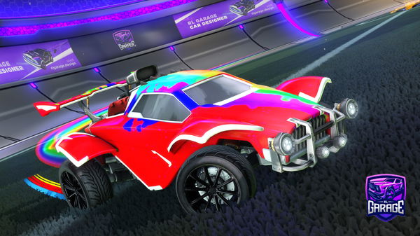A Rocket League car design from FennecUserRlcs