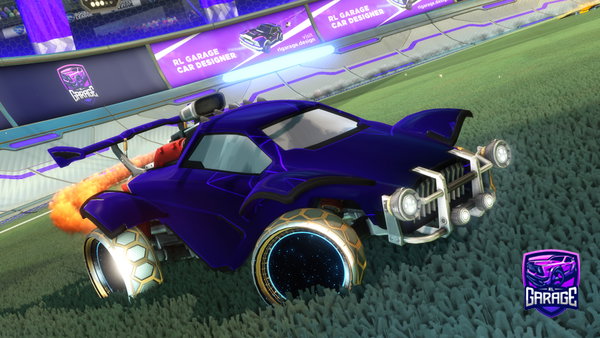 A Rocket League car design from WantedTWoctane