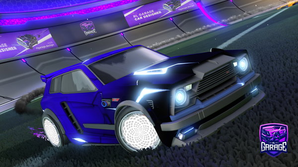 A Rocket League car design from Mafuuhh