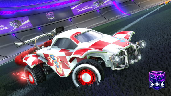 A Rocket League car design from amustycowRLG