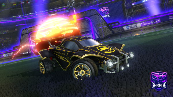 A Rocket League car design from Paksplatt