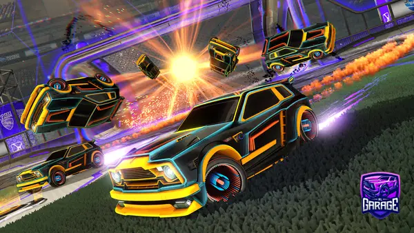 A Rocket League car design from zitronat