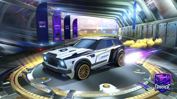 A Rocket League car design from redfxer