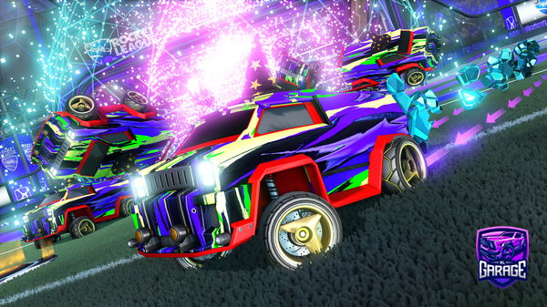 A Rocket League car design from Noahtorres