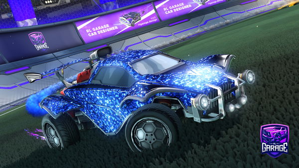 A Rocket League car design from 2K26