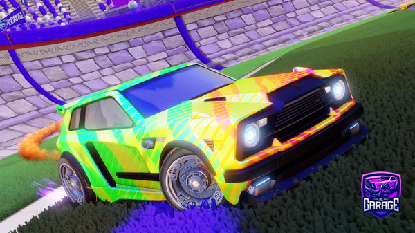 A Rocket League car design from xxwilzaxx