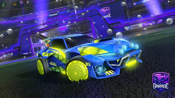 A Rocket League car design from irosario78