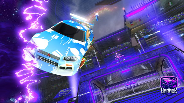 A Rocket League car design from NACHOTO13