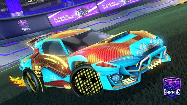 A Rocket League car design from ItsGiuze