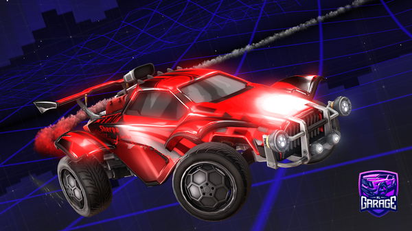 A Rocket League car design from fudmeow