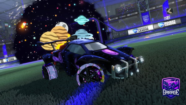 A Rocket League car design from AFKartell1208