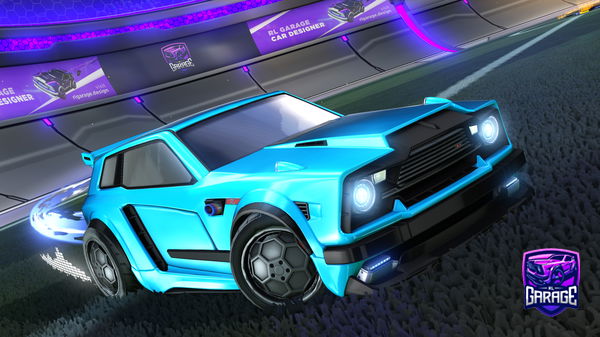 A Rocket League car design from bottlewash