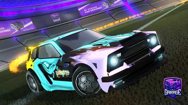 A Rocket League car design from Outburst