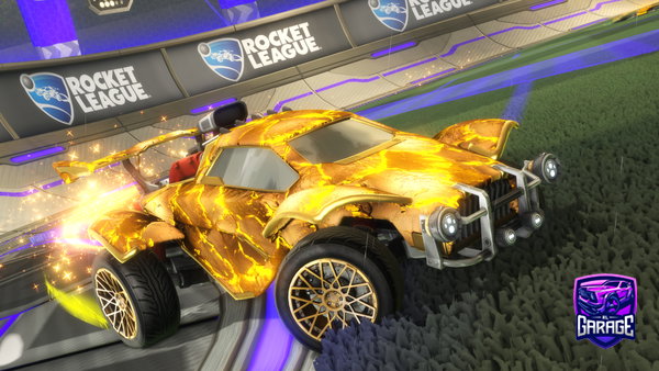 A Rocket League car design from AIdous