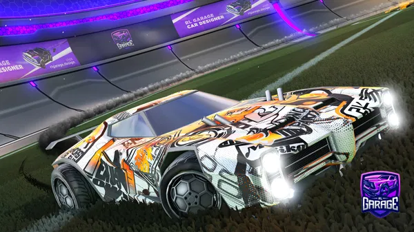 A Rocket League car design from floopdafinn