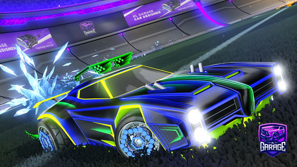 A Rocket League car design from MrCactus193