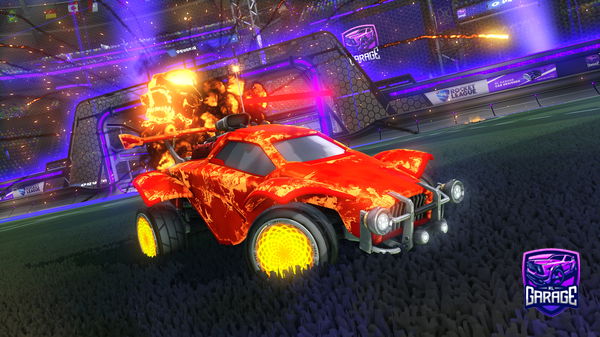 A Rocket League car design from Fennec224