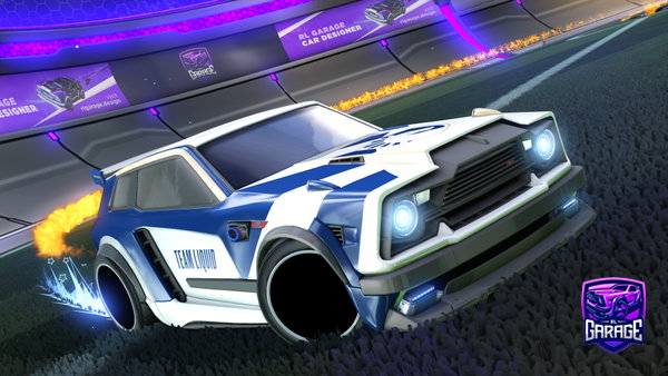 A Rocket League car design from Socca-Nan