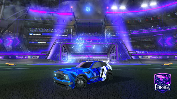 A Rocket League car design from Pada310