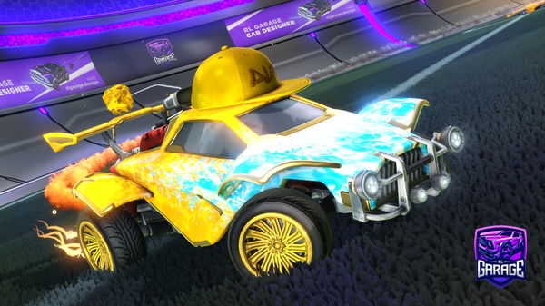 A Rocket League car design from BoxedByAhmedxD