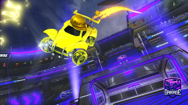 A Rocket League car design from PGSsolarYT