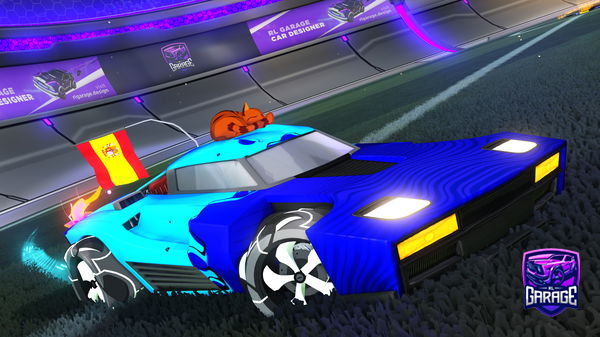 A Rocket League car design from Nassirus847