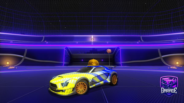 A Rocket League car design from BETON_YT