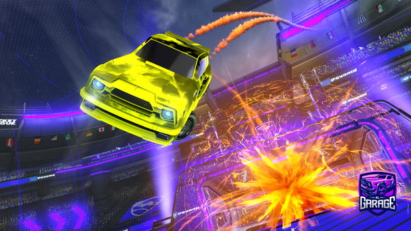 A Rocket League car design from EEZAKZ