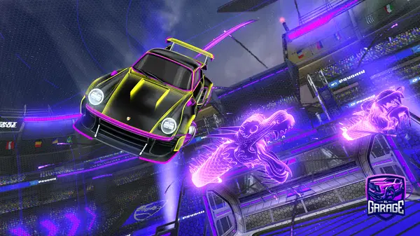 A Rocket League car design from Tetra-Play-Geek7