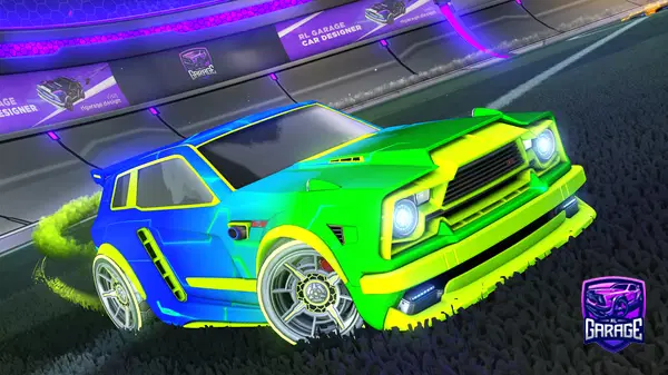 A Rocket League car design from Sparxy3115