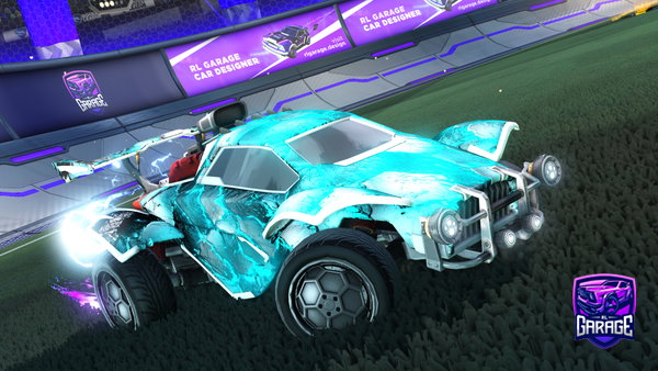 A Rocket League car design from Sika_Sensei06