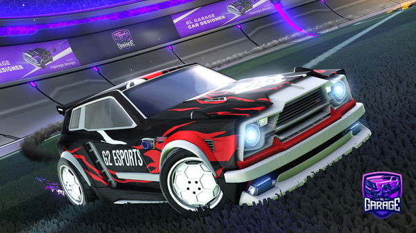 A Rocket League car design from mibble