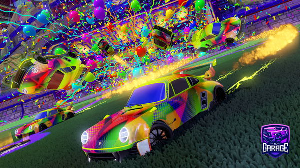 A Rocket League car design from Zambik