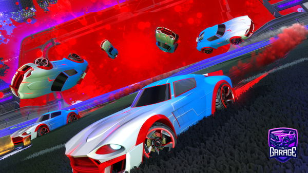 A Rocket League car design from cyberdec3pt10n